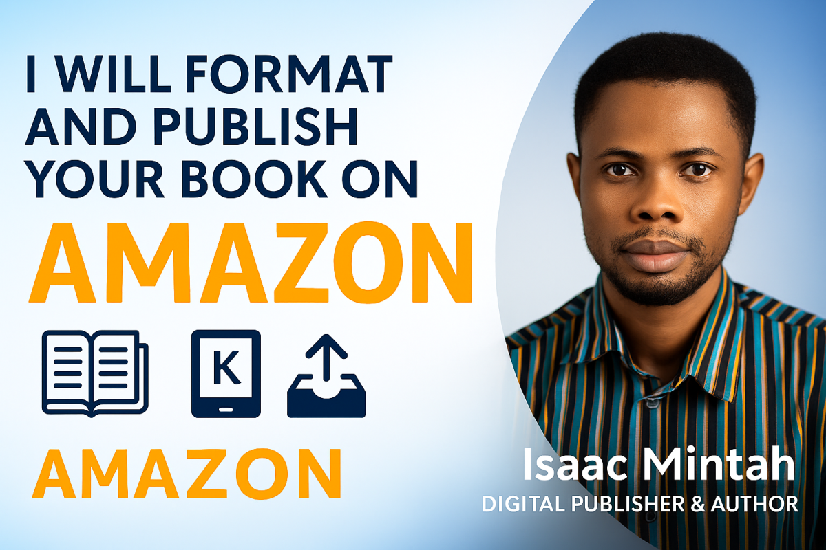 I Will Format and Publish Your Book Professionally on Amazon